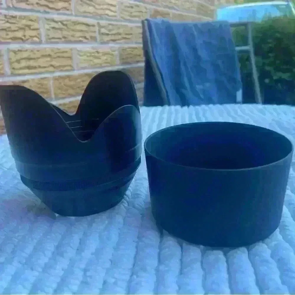 Lens Hoods, tube-Nikon‎ HB-57, Tulip unsure brand.